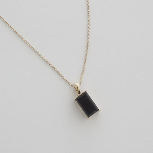 Bonbon Black Crystal Necklace